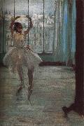 Edgar Degas, Dance doing pose